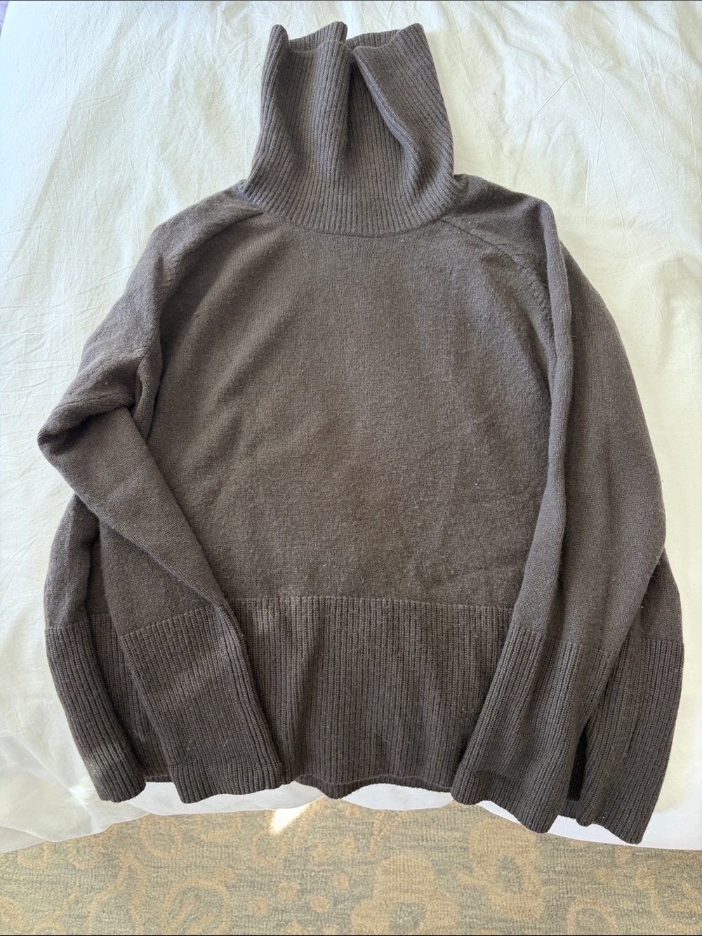 Athleta Women’s Turtleneck Sweater in Dark Purple